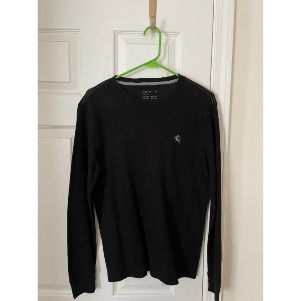 Express Black Mens Waffle long leeve shirt, Great condition!